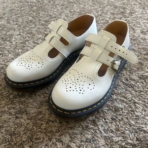 Dr. Martens Mary Jane white